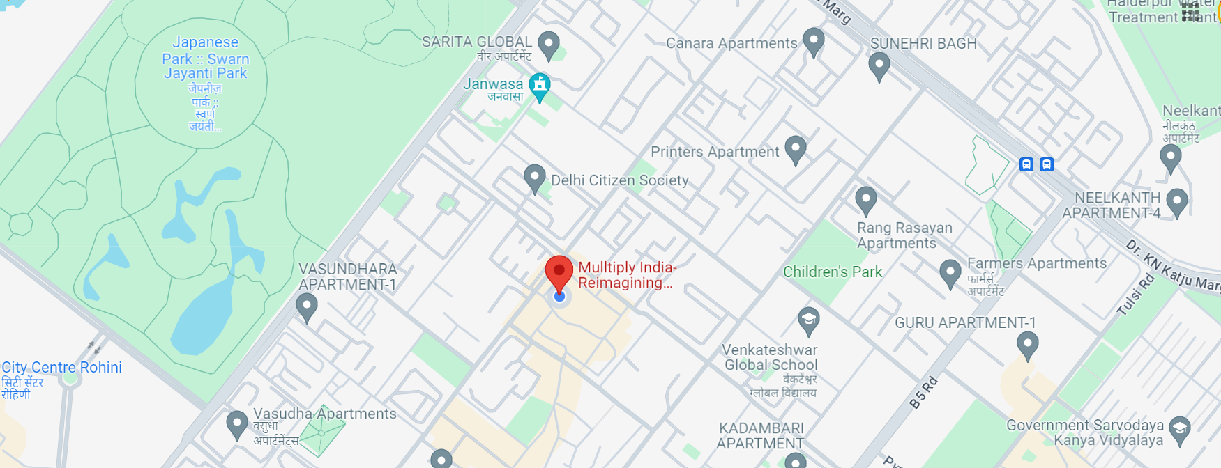 Mulltiply Office Location Map