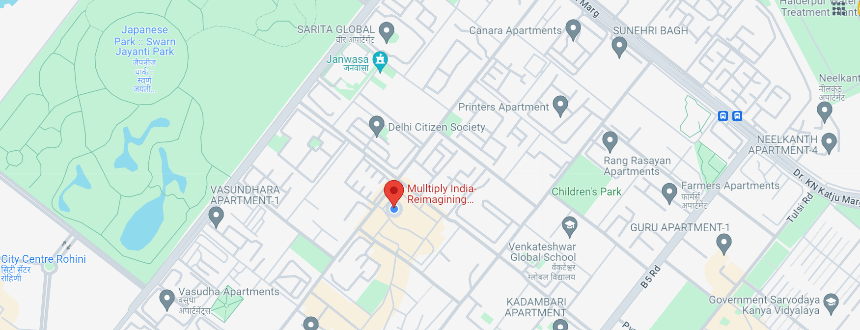Mulltiply Office Location Map